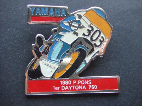 Patrick Pons motorcoureur Yamaha winnaar Daytona